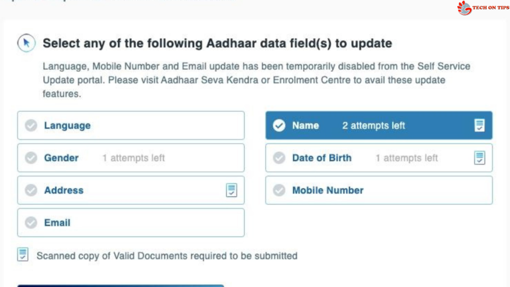 How to online update your Aadhaar card