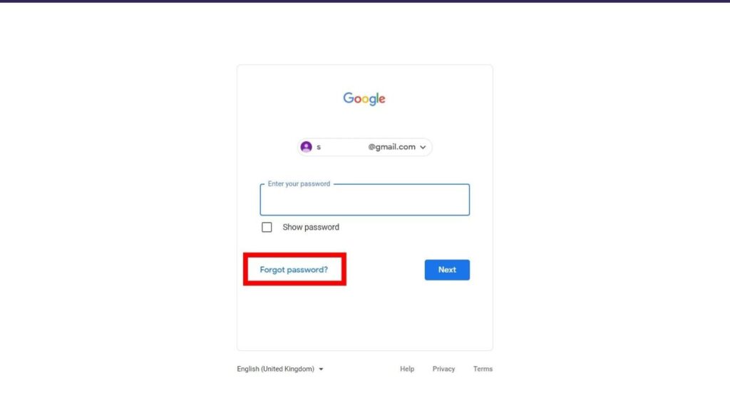 Google Password Forgotten? To Recover Your Google Account