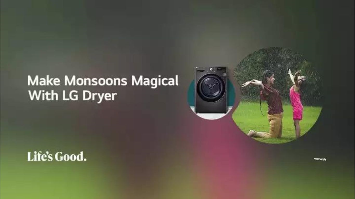 This Monsoon, Keep Your Clothes Dry And Fresh With The Help Of The Brand New LG Dryer.