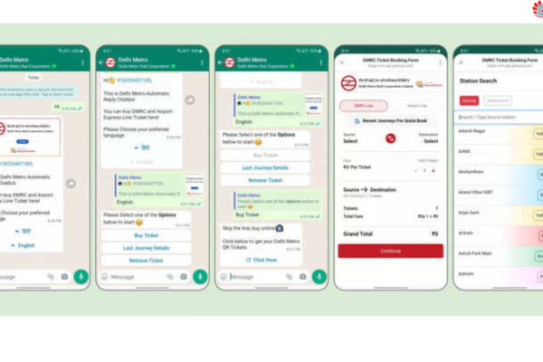 What is Delhi Metro's WhatsApp-Based Ticketing System